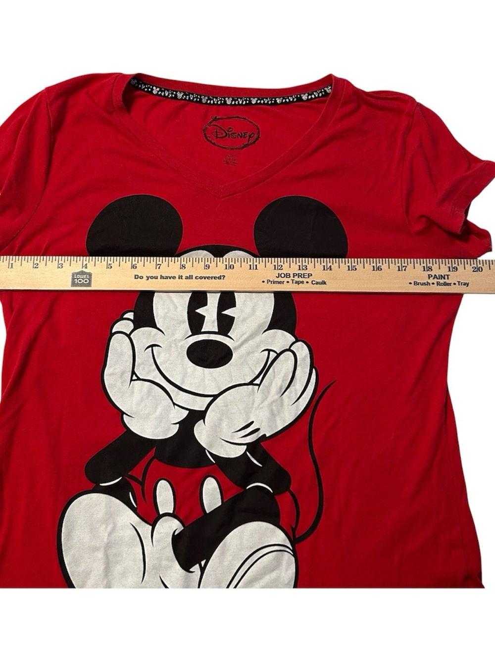 Disney Red Tee with Classic Mickey Graphic - Picture 3 of 6